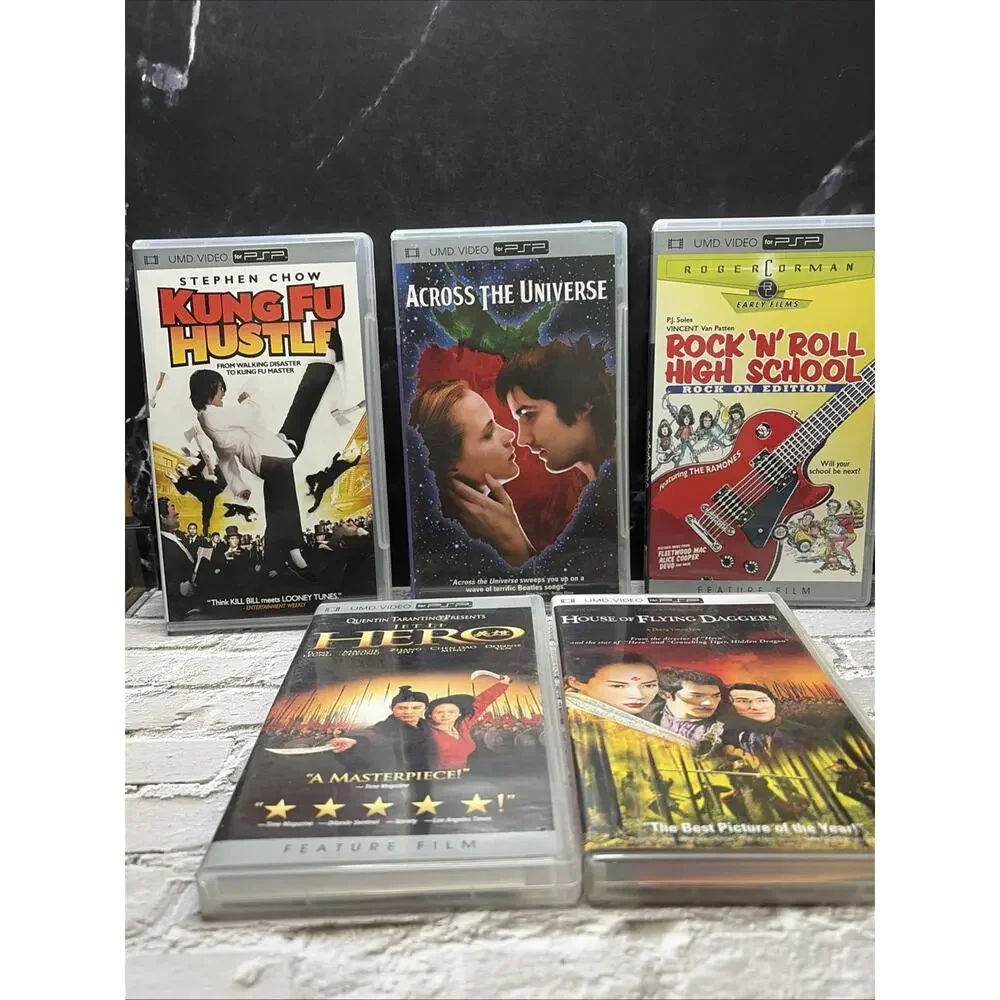 Sony PSP UMD Video Movie Lot Of 5 - Clean, T&W, FREE SHIPPING!!